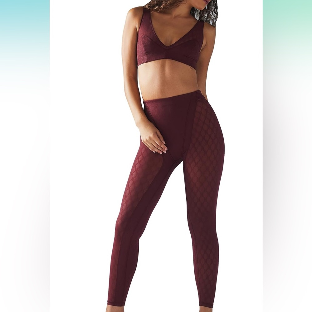 Savage X Women's Peak Performance High-Waist Mesh Legging-Large